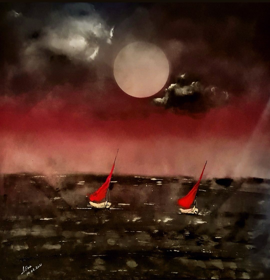 ArteDiAlina.com painting: Light on the Horizon